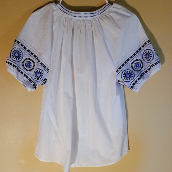 St.John's Bay V neck blouse size M. - Picture 4 of 8